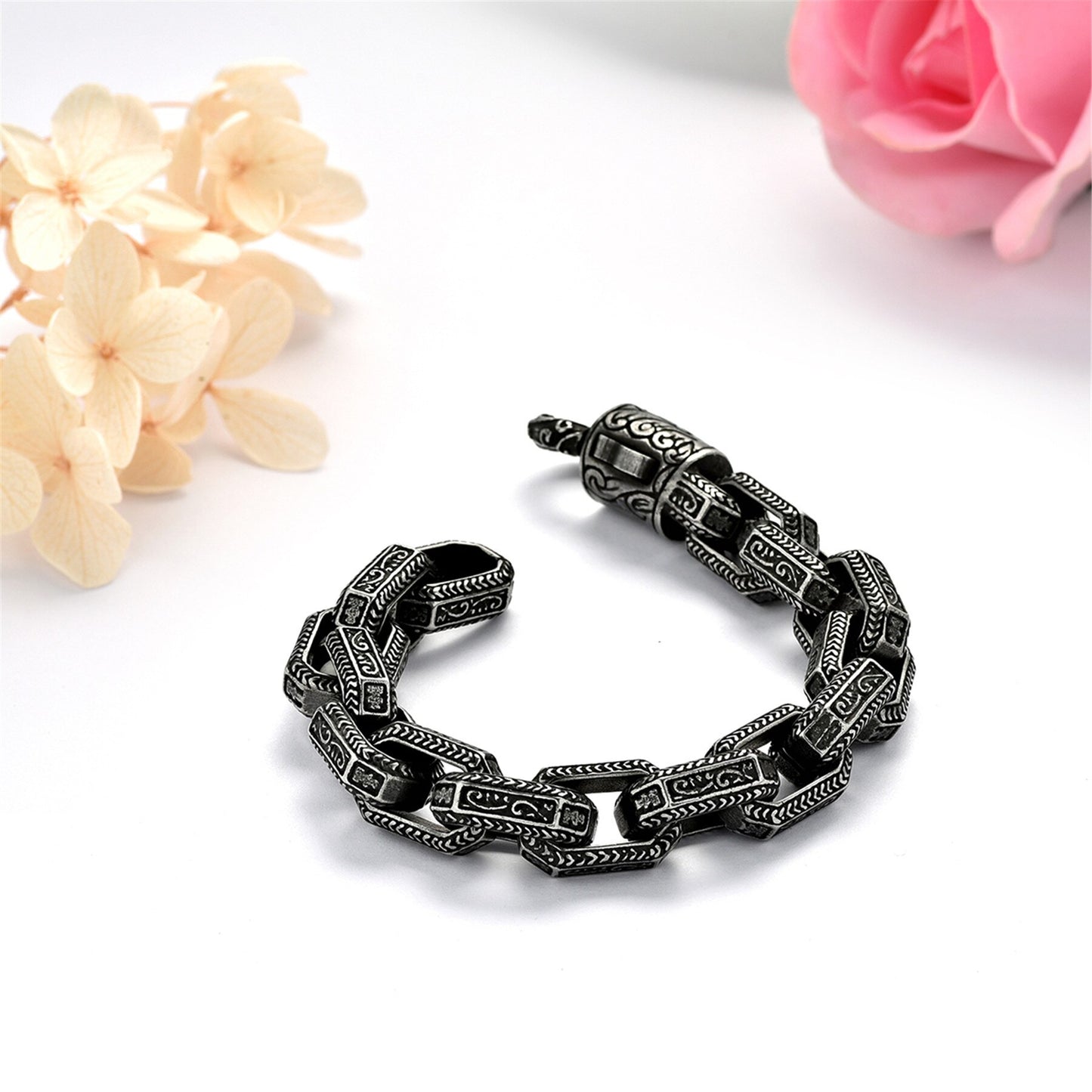 High Quality Stainless Steel Thick Chain Bracelet