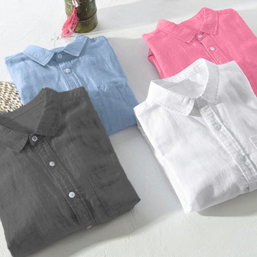Men's Loose Fitting Long Sleeve Shirt
