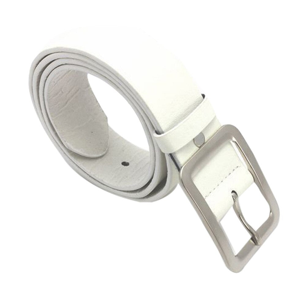 Casual Faux Leather Belt