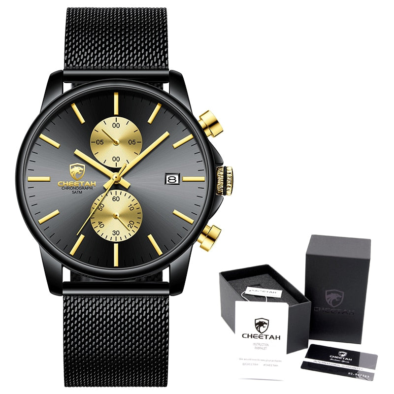 CHEETAH Mens Business Casual Quartz Watch