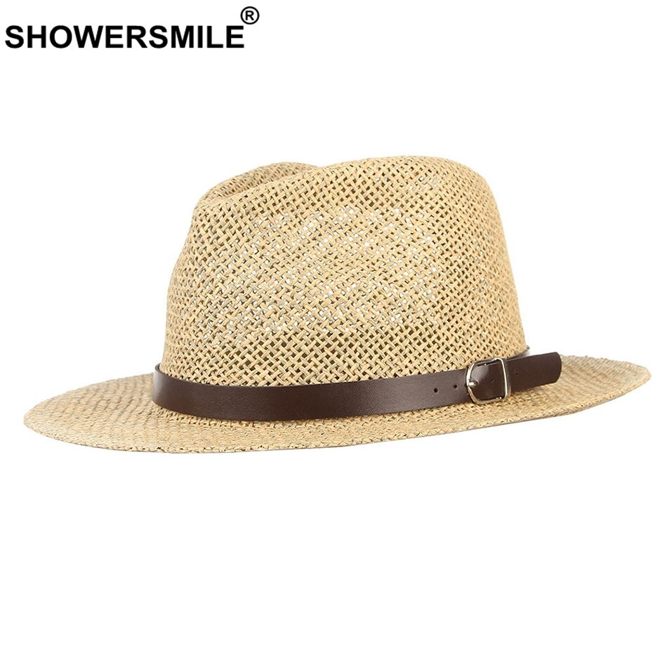 SHOWERSMILE Men Straw Hat