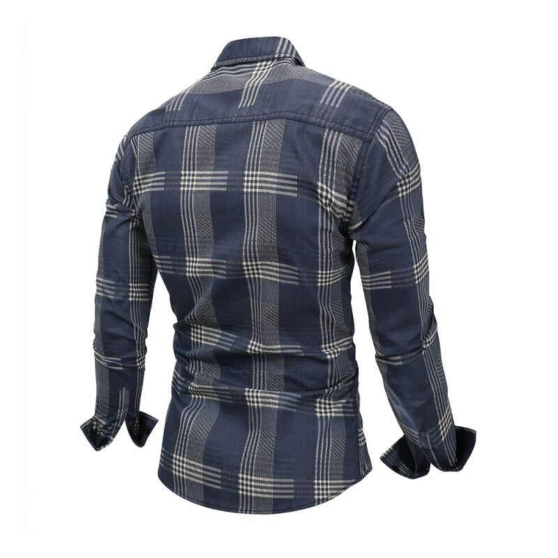 Long Sleeve Plaid Shirt