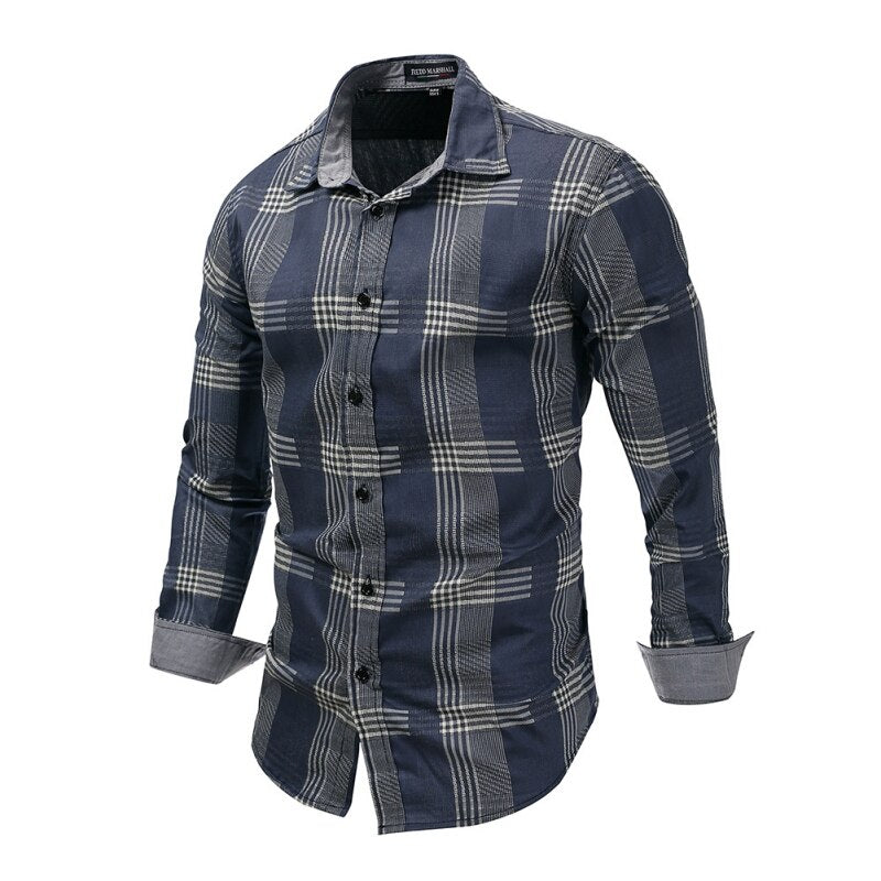 Long Sleeve Plaid Shirt