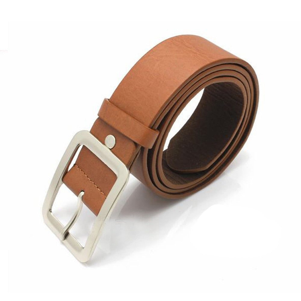 Casual Faux Leather Belt