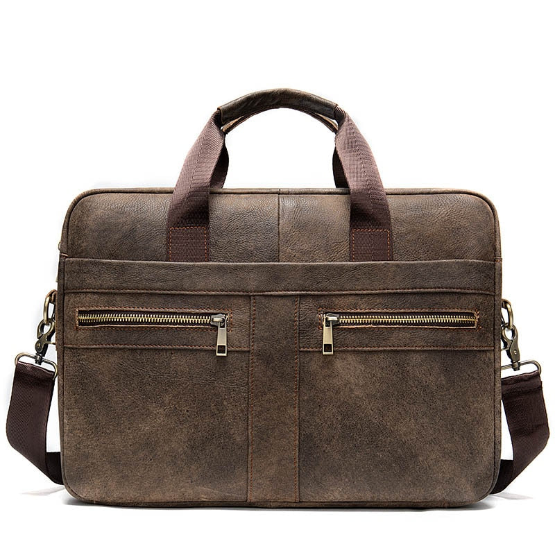 WESTAL Genuine Leather Briefcases Bags