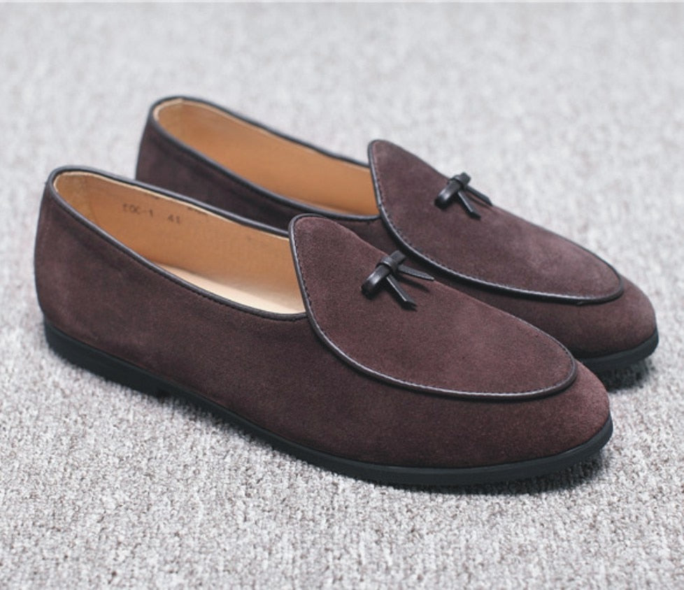 Men's Slip On Suede Loafers