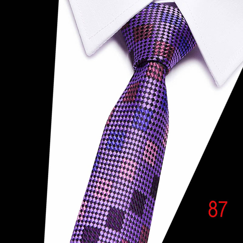7.5 cm Floral Silk Necktie