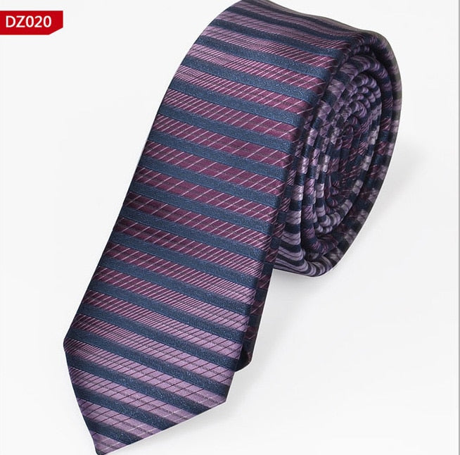Mens Polyester Casual Slim Ties