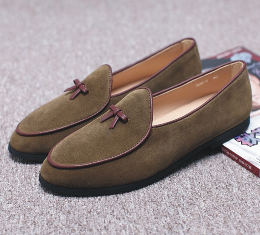 Men's Slip On Suede Loafers