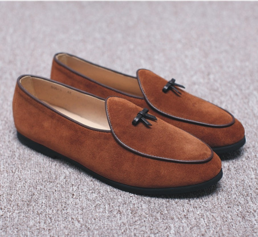Men's Slip On Suede Loafers