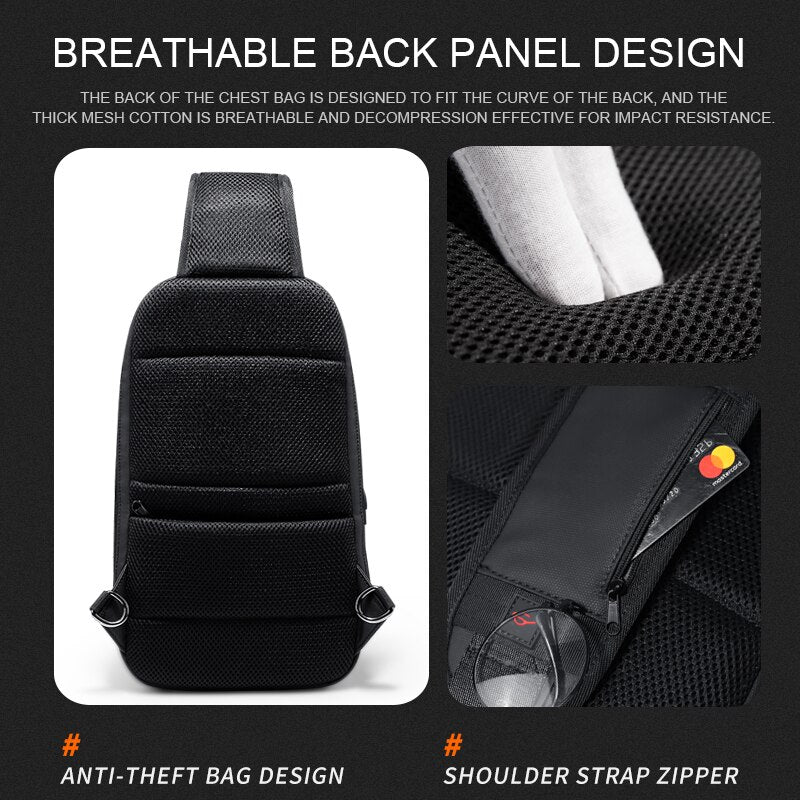 FENRUIEN Multifunctional Chest Bag