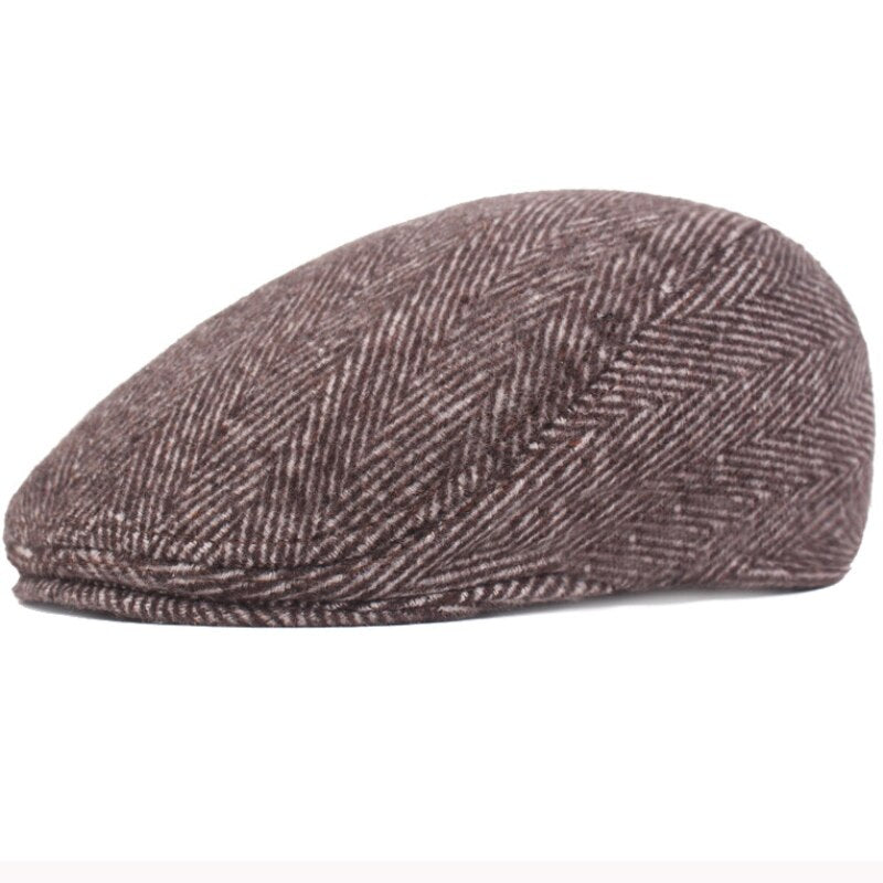 Vintage Striped Wool Berets