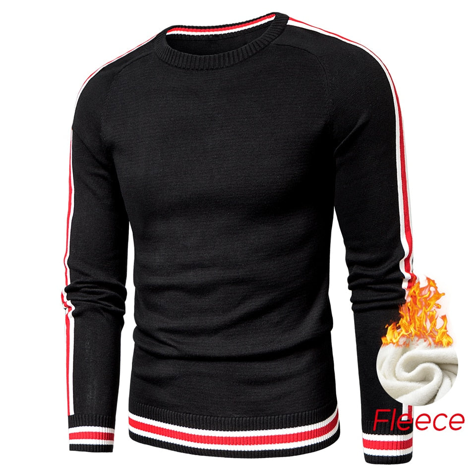 LUULLA Casual Knitted 100% Cotton Striped Sweaters