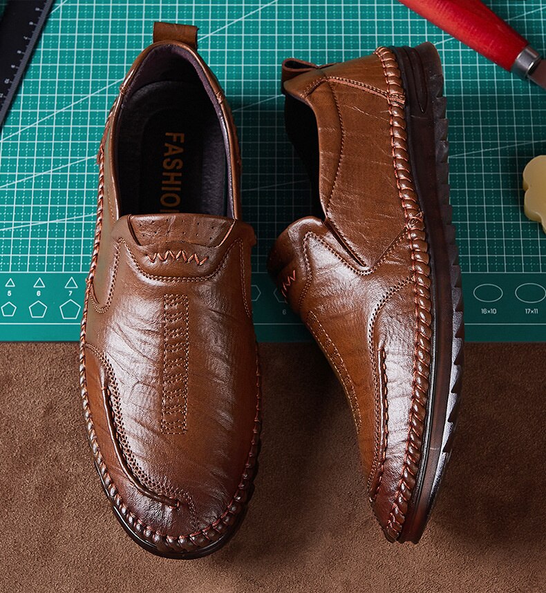 Men's Flat Bottom Slip On Loafers