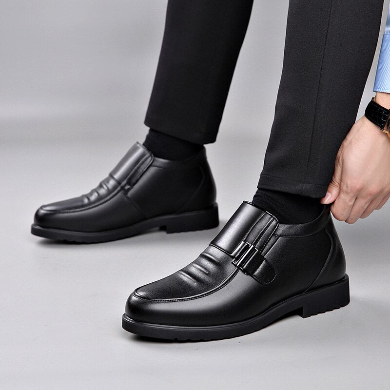 Genuine Leather Mens Ankle Boots
