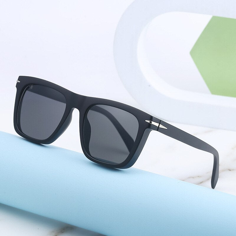 SHAUNA Retro Square Sunglasses