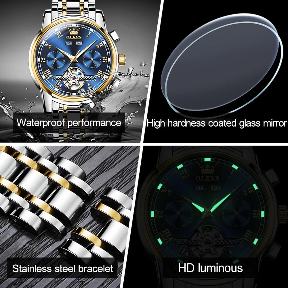 OLEVS Automatic Mechanical Watch