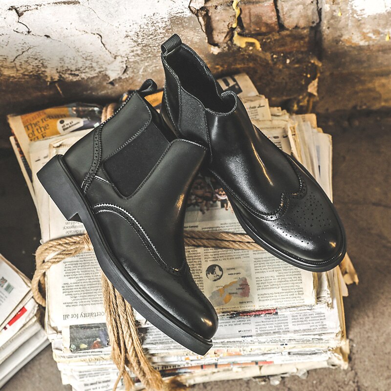Men Fashion Chelsea Boots