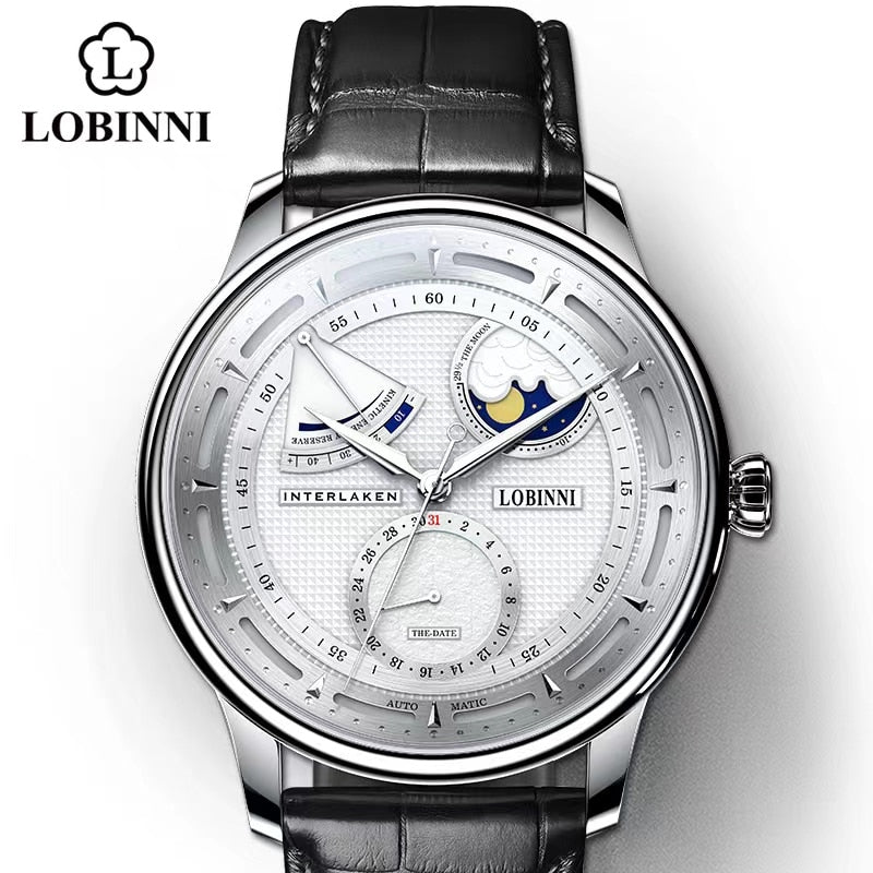 LOBINNI Moon Phase Seagull Watch