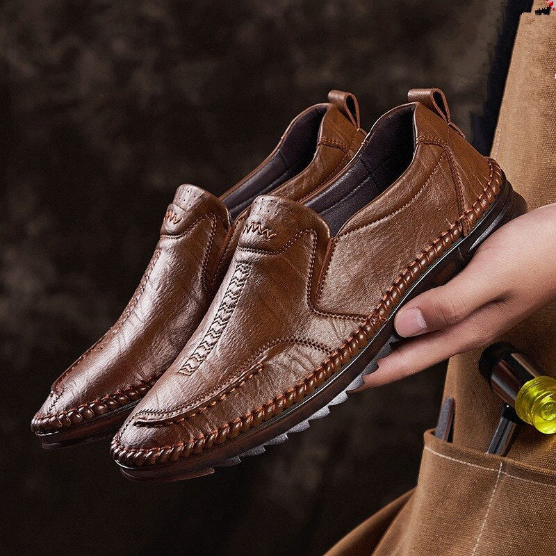 Men's Flat Bottom Slip On Loafers