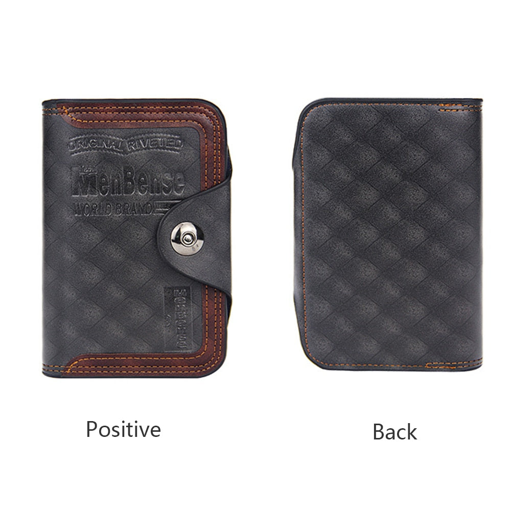 Mens Magnetic Clutch Wallet