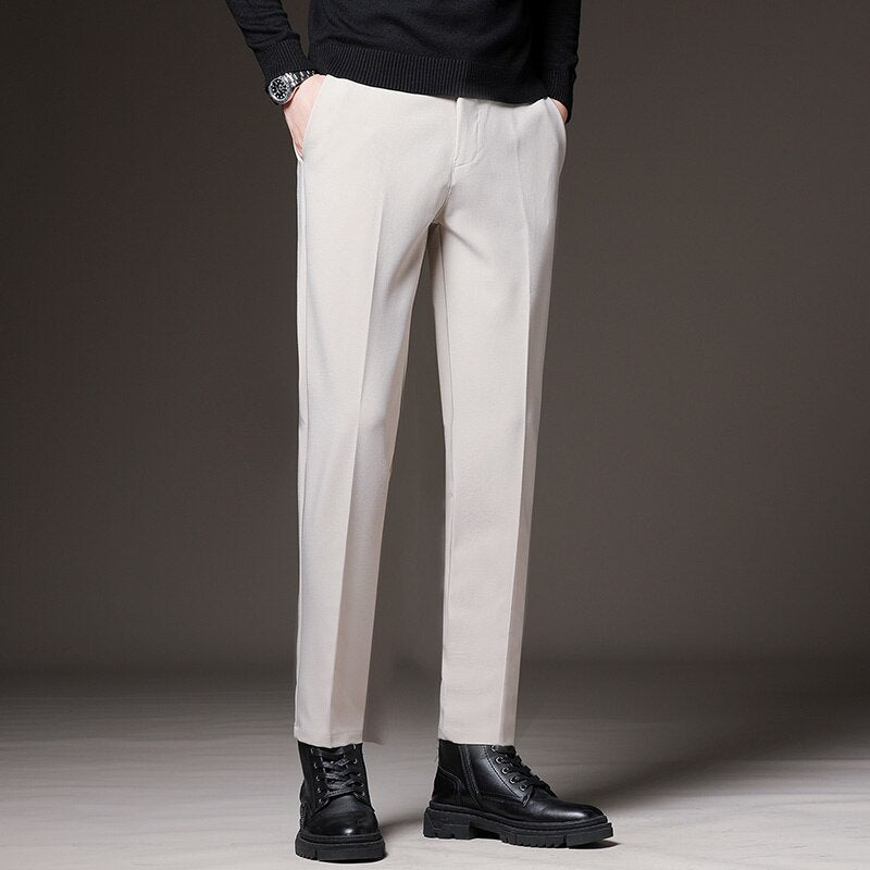 Men‘s Slim Business Suit Pants