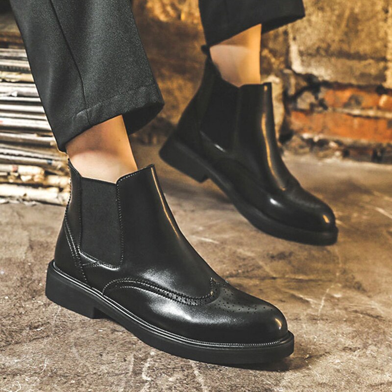 Men Fashion Chelsea Boots