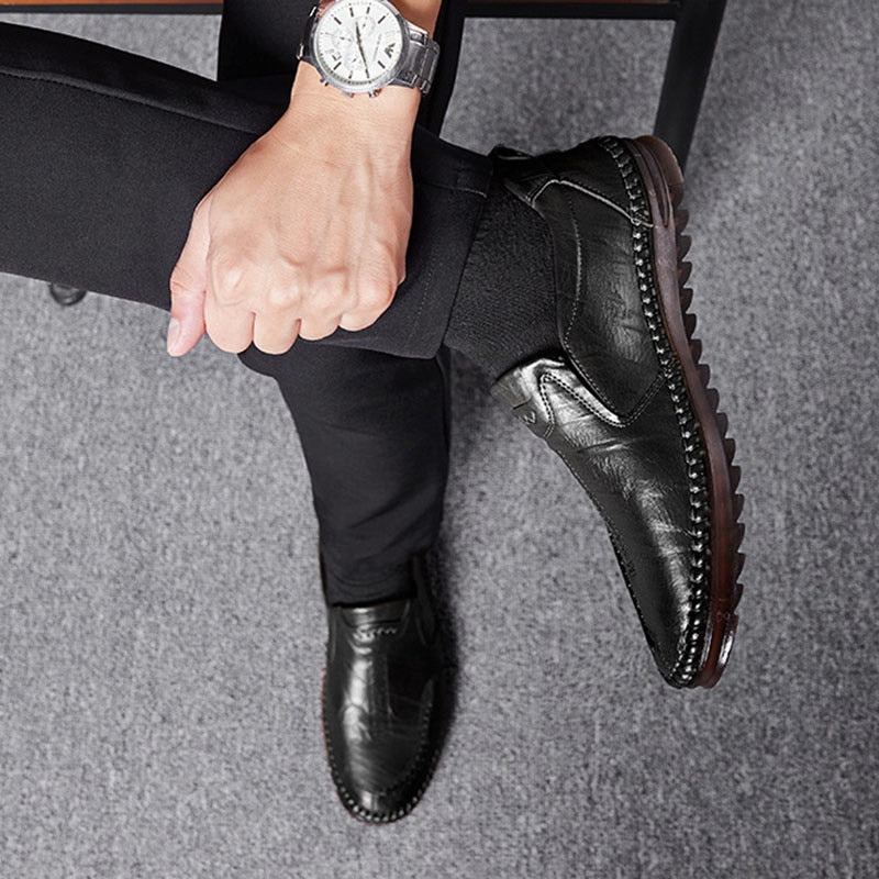 Men's Flat Bottom Slip On Loafers