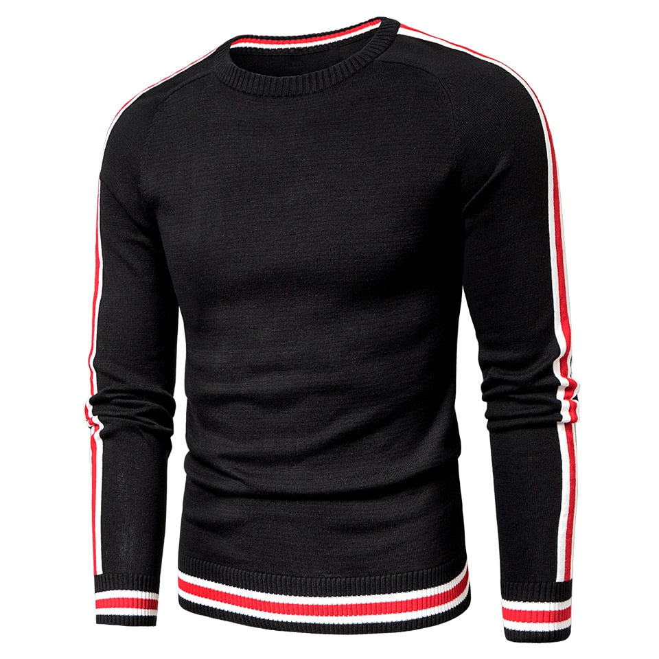 LUULLA Casual Knitted 100% Cotton Striped Sweaters