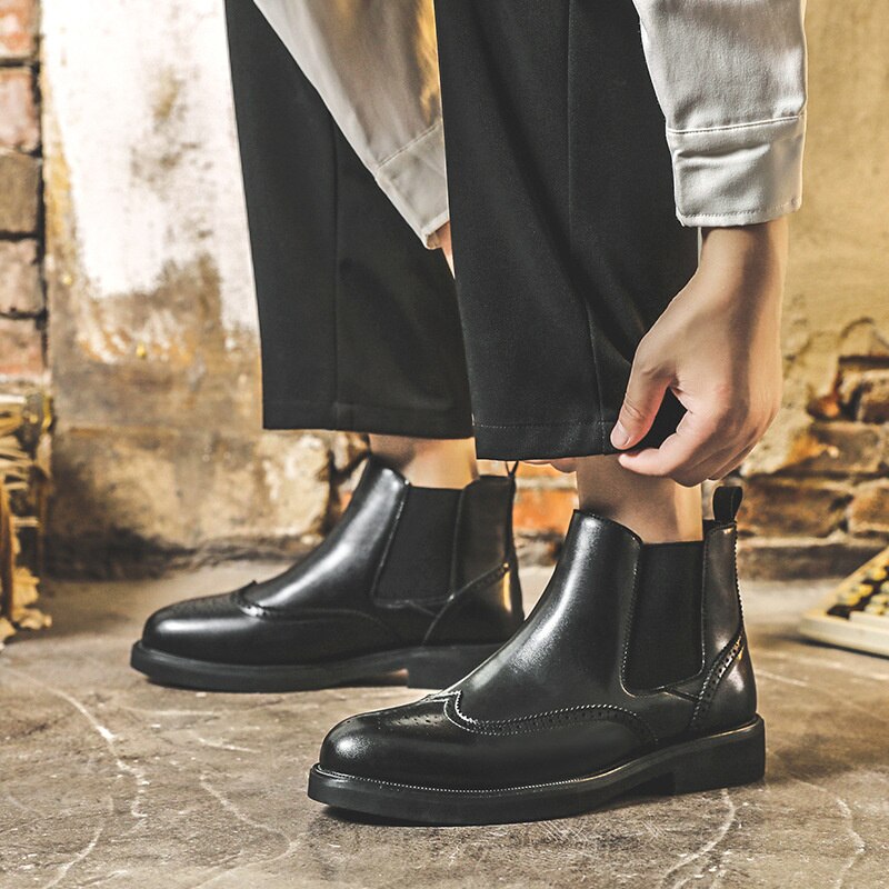 Men Fashion Chelsea Boots