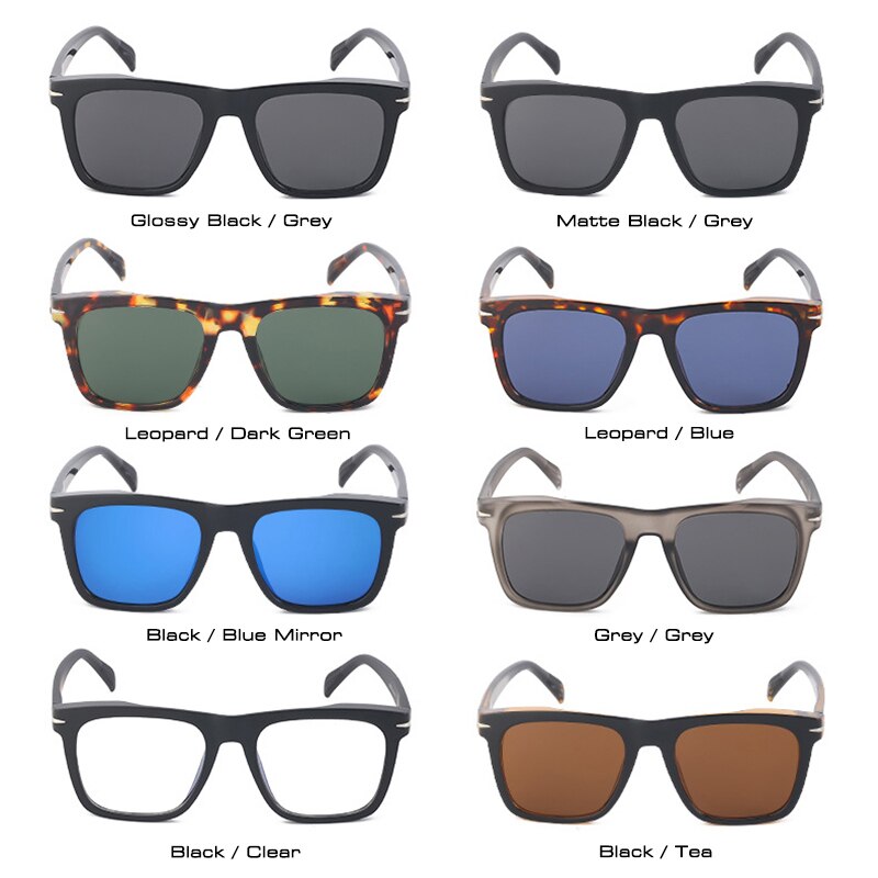 SHAUNA Retro Square Sunglasses