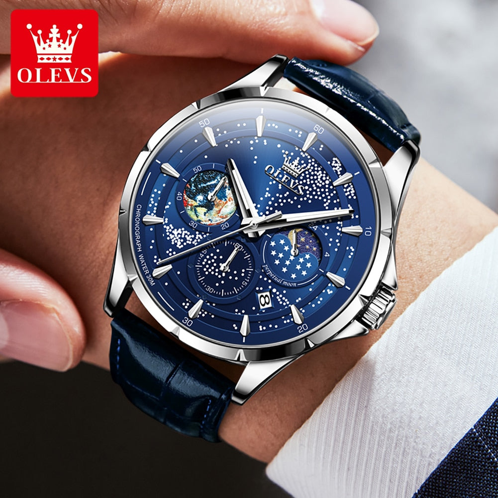 OLEVS Starry Sky Wrist Watch