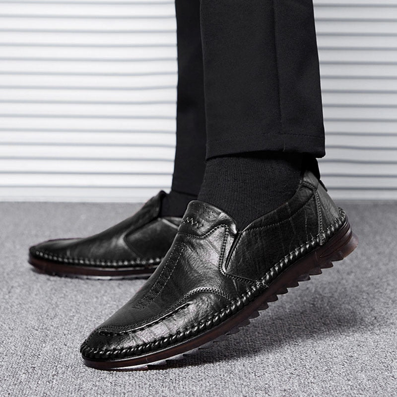 Men's Flat Bottom Slip On Loafers