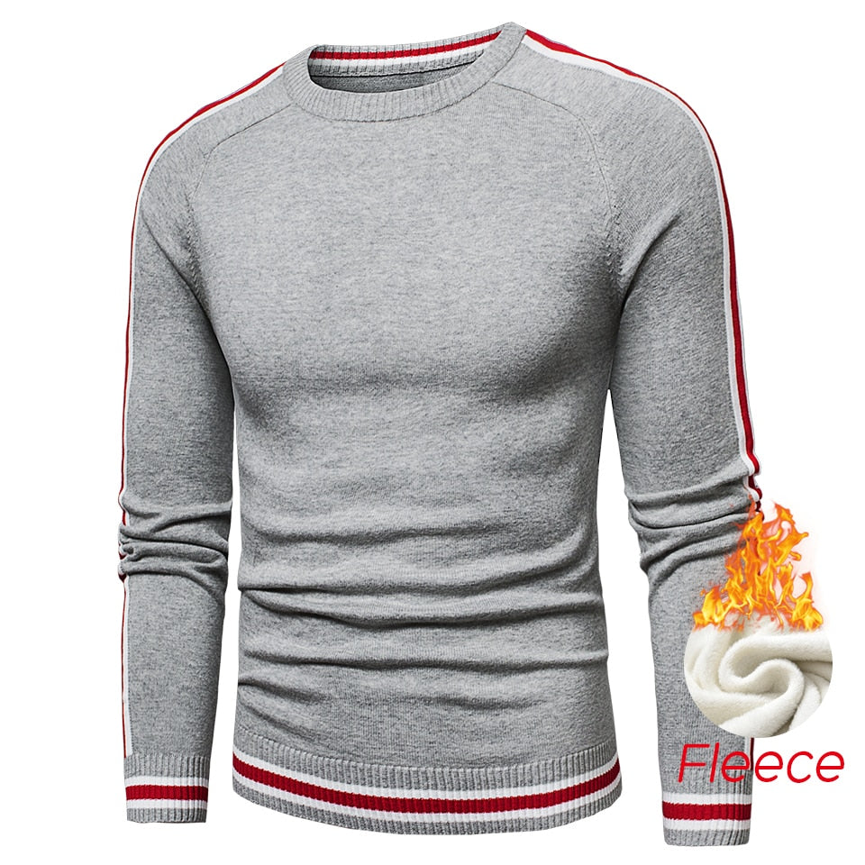 LUULLA Casual Knitted 100% Cotton Striped Sweaters