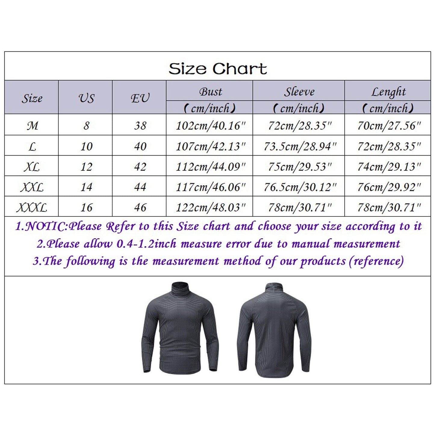 Long Sleeve Slimming Turtleneck