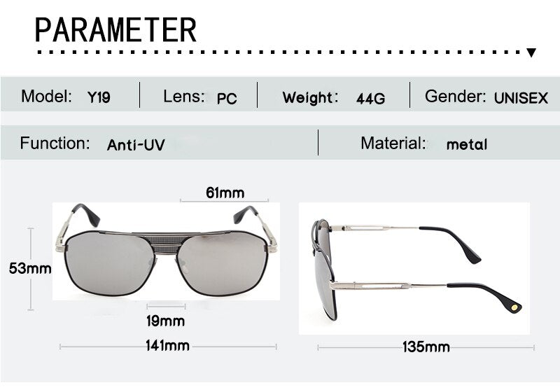 Big Frame Polygonal Sunglasses