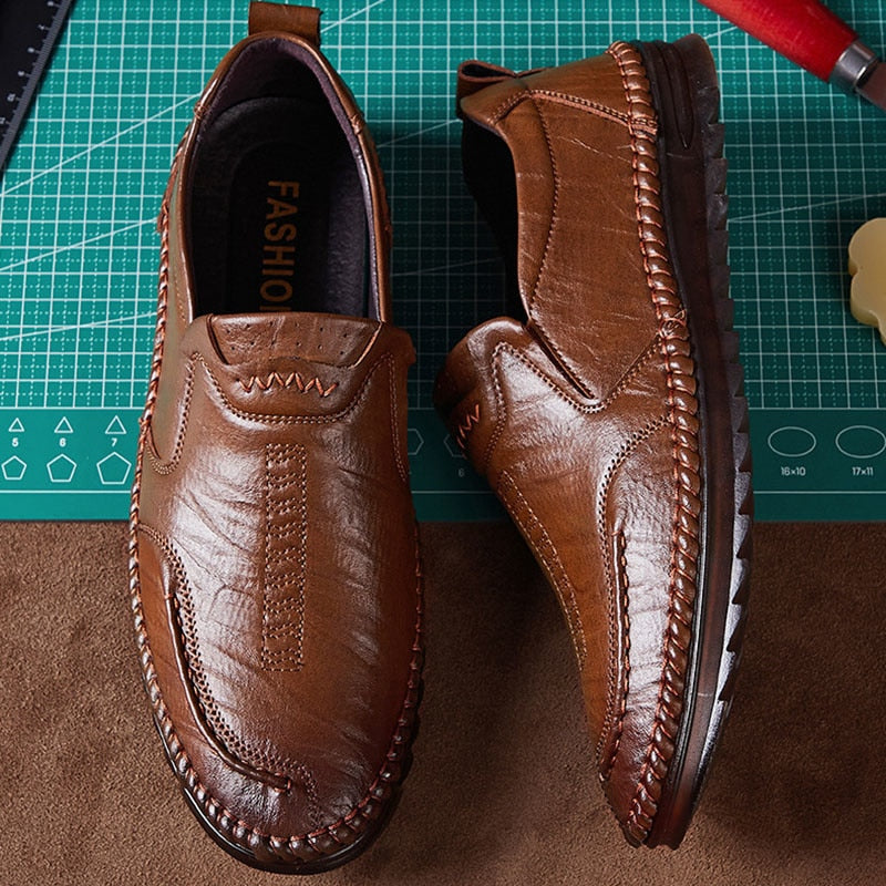 Men's Flat Bottom Slip On Loafers