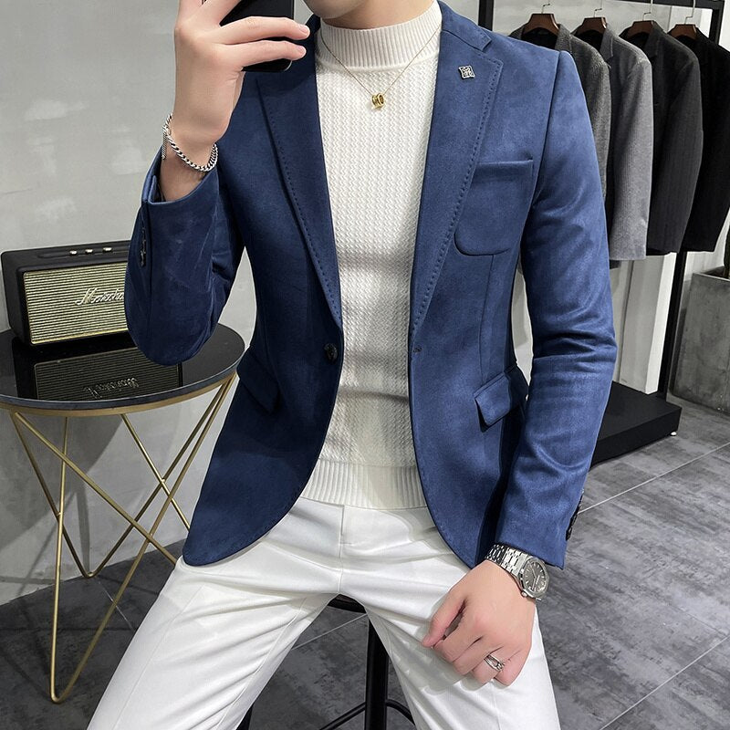 Casual Slim Blazer For Men