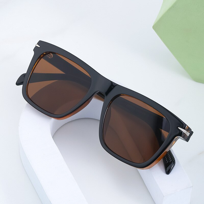 SHAUNA Retro Square Sunglasses
