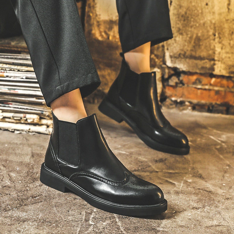 Men Fashion Chelsea Boots