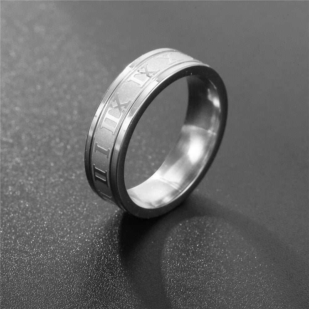 Vintage Roman Numerals Ring