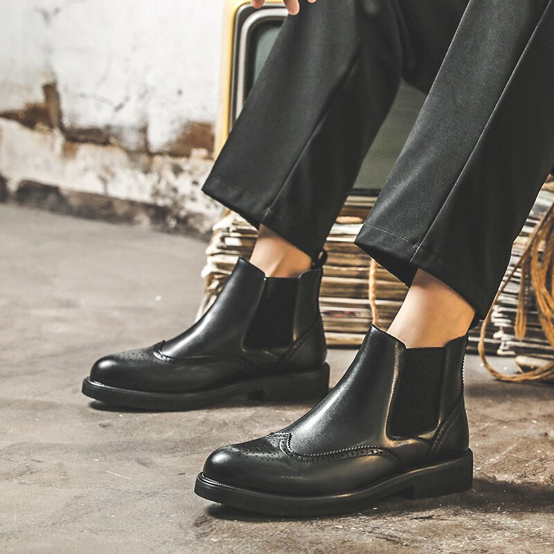 Men Fashion Chelsea Boots