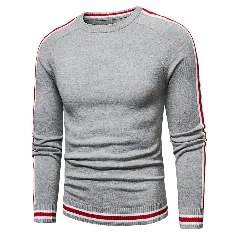 LUULLA Casual Knitted 100% Cotton Striped Sweaters