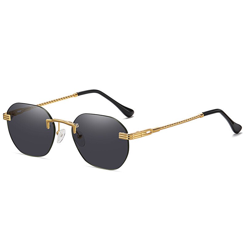 Jaspeer Punk Rimless Sunglasses