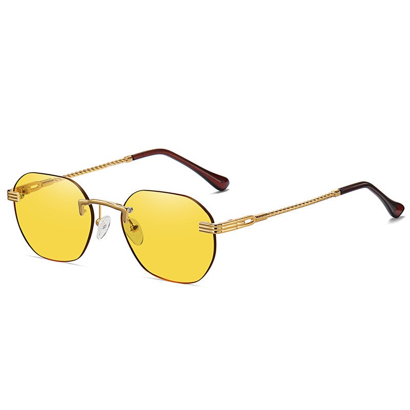 Jaspeer Punk Rimless Sunglasses