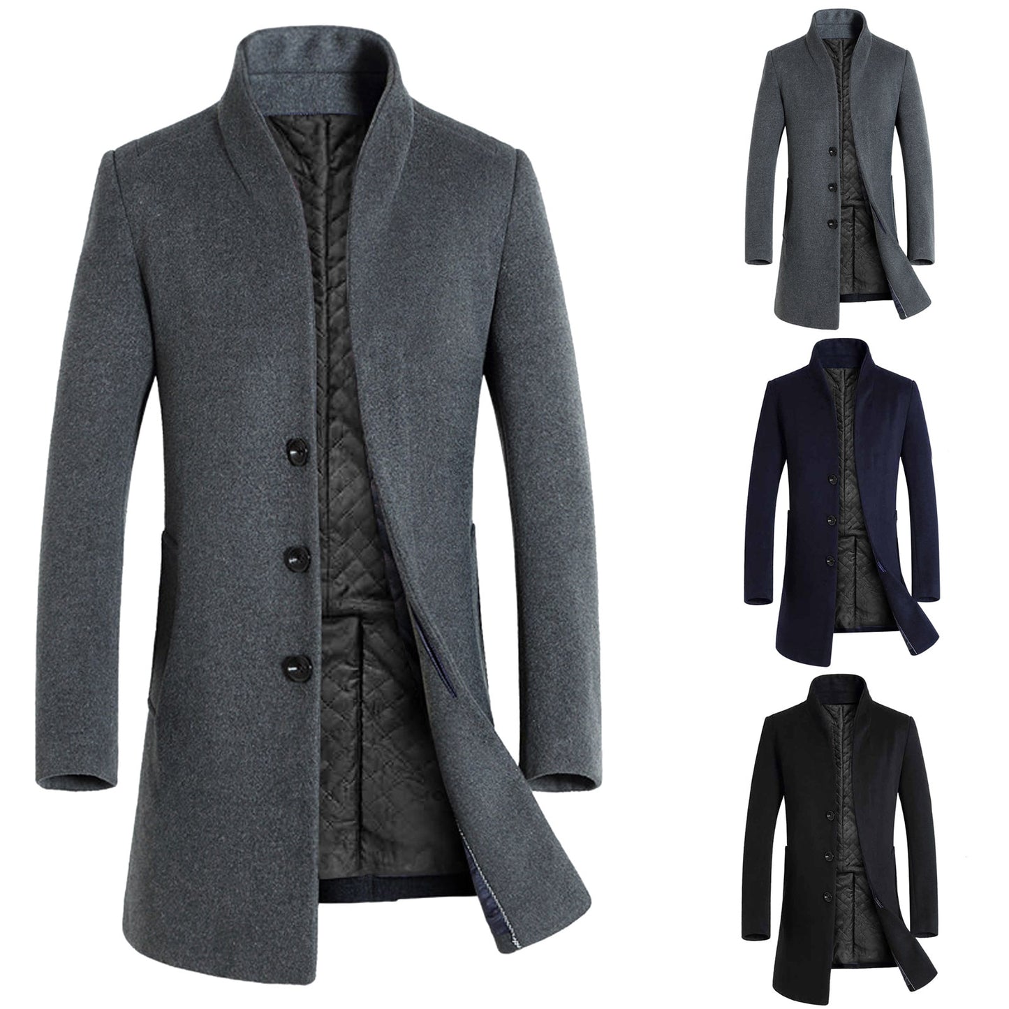 Mens Mid-length Trench Jackets