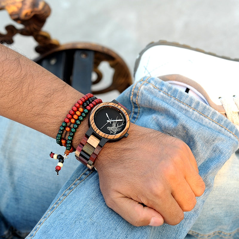 BOBOBIRD Wooden Watches Men