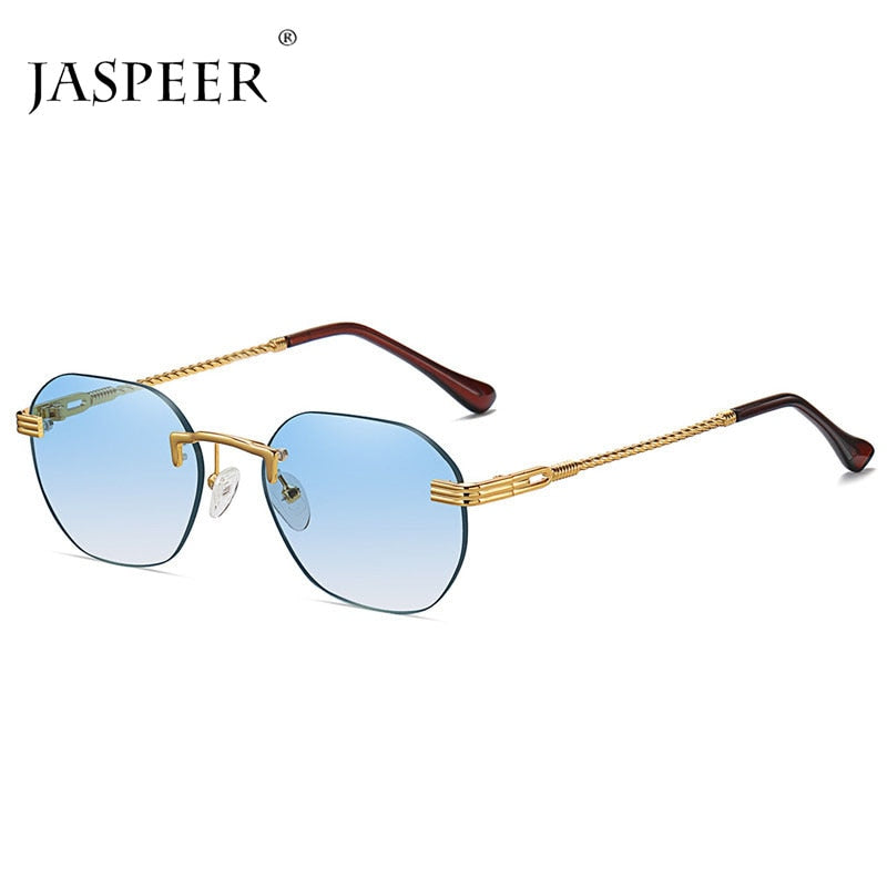 Jaspeer Punk Rimless Sunglasses