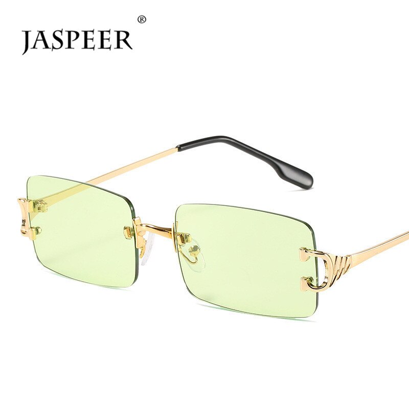 Rimless Rectangle Sunglasses