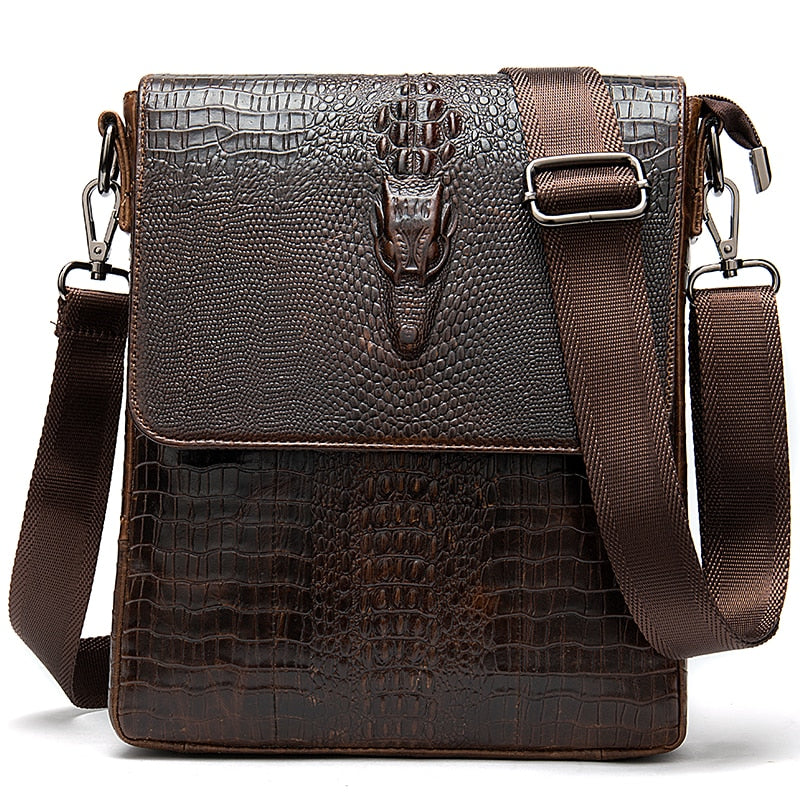 WESTAL Cocrodile Pattern Leather Bag